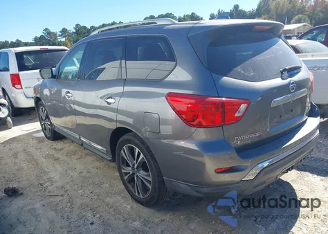 2019 Nissan Pathfinder Platinum z USA, uszkodzony, nr VIN 5N1DR2MM1KC642787